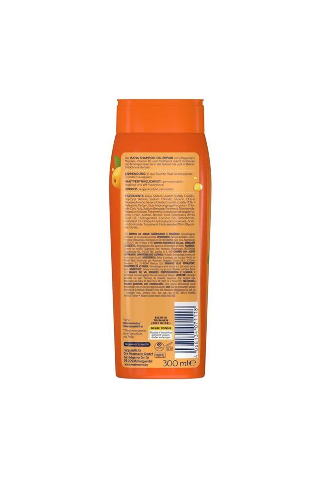 Isana Marula Yağlı Şampuan 300 ml