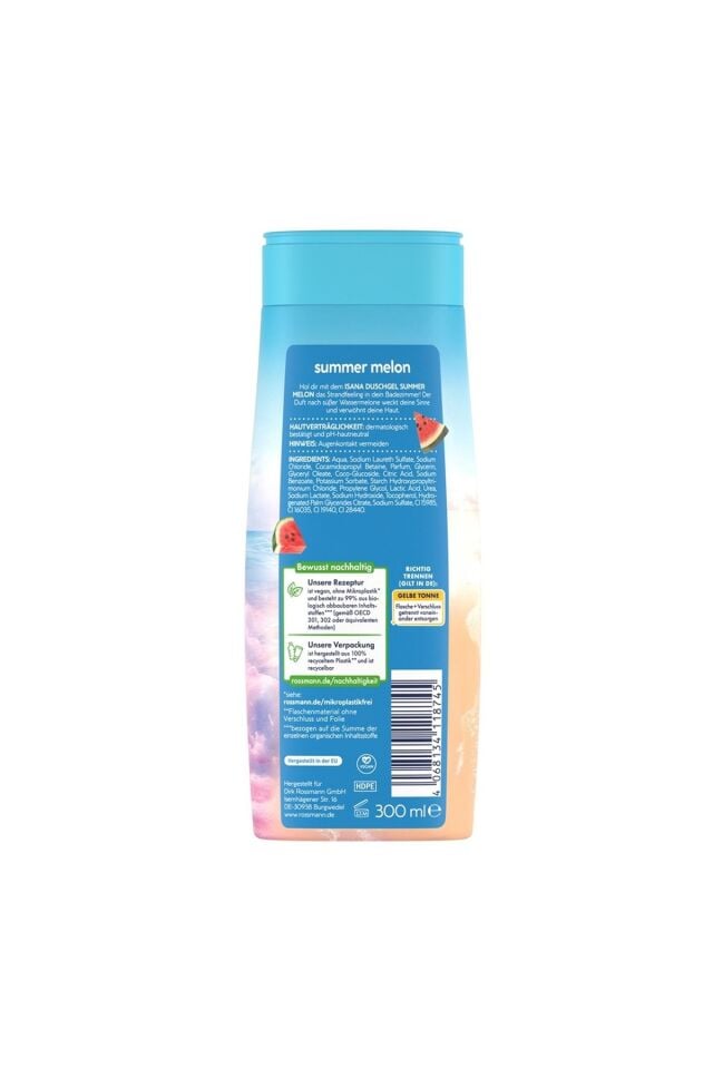 Duş Jeli Summer Melon 300 ml