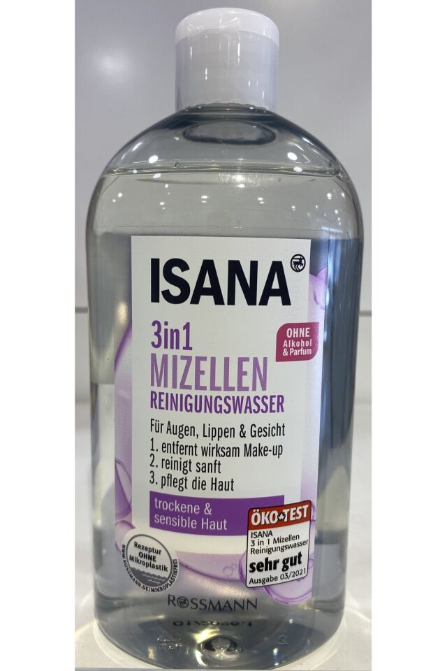 Makyaj Temizleyici 3'ü 1 Arada Misel Su Alkolsüz Kuru Hassas Ciltler 400 ml