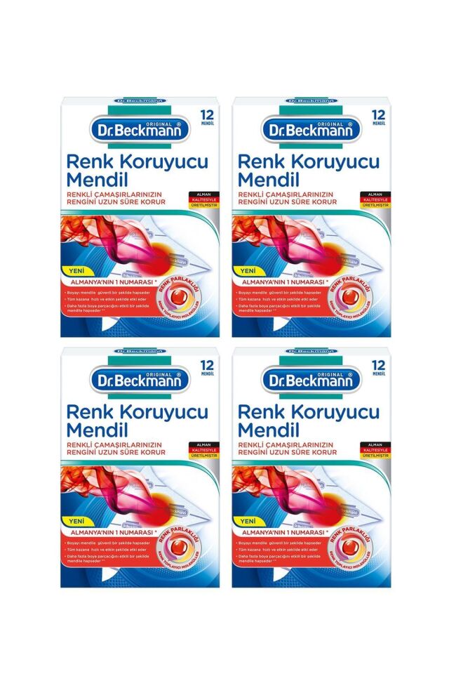 Dr Beckmann Renk Koruyucu Mendil 12li X 4 Adet