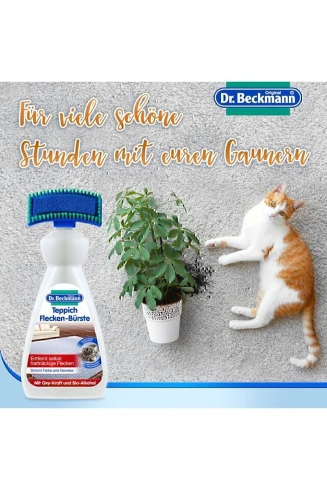 Domol Koltuk Leke Temizleyici Sprey Ve Beckmann Fırçalı Halı Leke Çıkarıcı